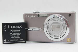 【返品保証】 パナソニック Panasonic LUMIX DMC-FX30 ピンク バッテリー付き コンパクトデジタルカメラ s9115