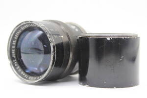 【訳あり品】【超希少】Astro-Gesellschaft Berlin Pan-Tachar 75mm F1.8 U.S.PAT.June 9.25 Feet C Bell&Howell アイモマウント s9237