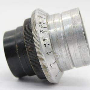 【訳あり品】 【超希少】Pausch&Lomb Rochester NY USA Baltar 50mm F2.3 Feet C Bell&Howell アイモマウント レンズ s9239の画像4