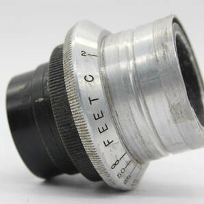 【訳あり品】 【超希少】Pausch&Lomb Rochester NY USA Baltar 50mm F2.3 Feet C Bell&Howell アイモマウント レンズ s9239の画像5