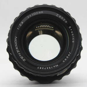 【返品保証】 ゼンザブロニカ Zenza Bronica Zenzanon 100mm F2.8 中判レンズ s9249の画像3