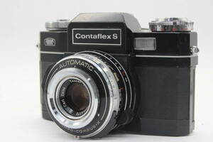 【返品保証】 ツァイスイコン Zeiss Ikon Contaflex S Carl Zeiss Tessar 50mm F2.8 カメラ s9256