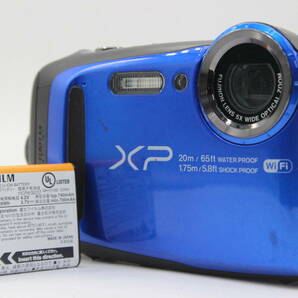 【返品保証】 フジフィルム Fujifilm Finepix XP120 ブルー 5x バッテリー付き コンパクトデジタルカメラ s9391の画像1