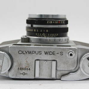 【返品保証】 オリンパス Olympus WIDE-S H.Zuiko-W 3.5cm F2 レンジファインダー カメラ s9672の画像6