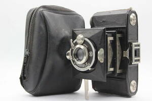 【訳あり品】 ミノルタ Minolta Marble Coronar 75mm F5.6 ケース付き 蛇腹カメラ s9685