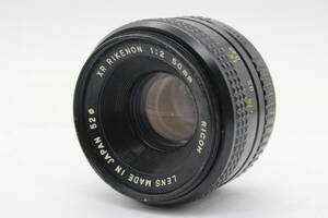【返品保証】 【和製ズミクロン】リコー Ricoh XR RIKENON 50mm F2 レンズ s9764