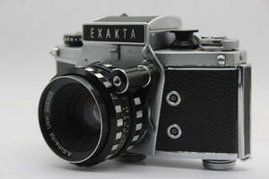 【訳あり品】 EXAKTA VX 1000 S-Travelon A.Schacht Ulm 50mm F1.8 R ゼブラ柄 ボディレンズセット s9812