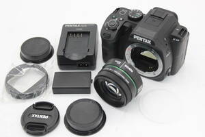 [ returned goods guarantee ] Pentax Pentax K-S2 black smc PENTAX-DA 50mm F1.8 battery charger attaching digital single-lens v20