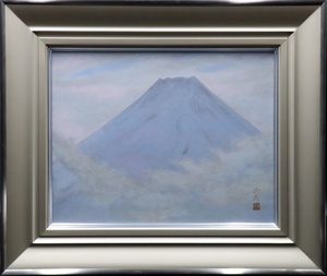 Art hand Auction [空气] 正品保证 浦田正雄 富士日本画 No. F6 联封装框 日展馆长, 日本艺术学院奖获得者, 国立近代美术馆藏, 东京 C3G34.hq.E, 绘画, 日本画, 景观, 风月