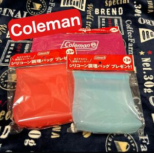 Coleman コカコーラ フェルトトート & シリコーン調理バッグ　セット♪新品　コールマン　再お値下げ