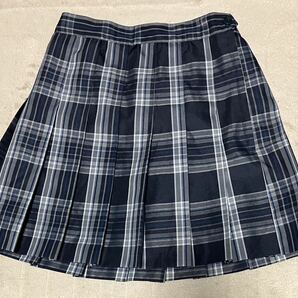 プリーツミニスカート 紺チェック 女子制服 学生服 女子中高生 JK 女子大生の画像3