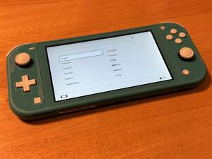 個人出品、中古品キレイ・ケース付きNintendo　Switch　Lite　ターコイズ！