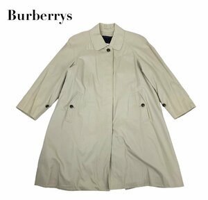 中古 バーバリーズ Burberrys ステンカラーコート ウールライナー付き ベージュ レディース Sサイズ 相当