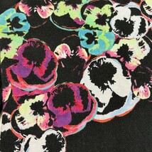 中古 ポールスミス Paul Smith 長袖 Tシャツ カットソー 黒 花柄 レディース Sサイズ_画像5