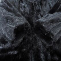 4-YDF048【美品】CHRISTIAN AUJARD ダークミンク MINK ミンクファー 最高級毛皮 ハーフコート 毛質 柔らか 艶やか 13 レディース_画像6