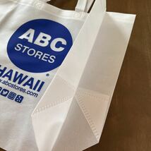 HAWAII ABC STORES エコバッグ 大・小サイズ 2枚セット ABCストア オリジナル ショッパー トートバッグ ショッピングバッグ オシャレ 新品_画像4