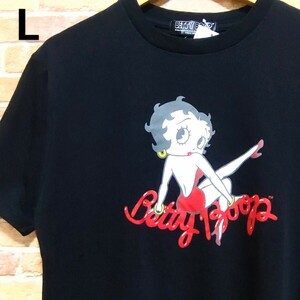 【新品】ベティーブープ Betty Boop Tシャツ L ブラック 黒