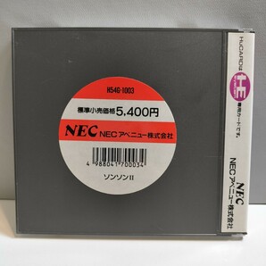 PC Engine PCエンジン ピーシーエンジン HuCARD Huカード ソンソンⅡ SONSONⅡ NECの画像3