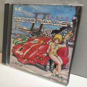 PC Engine PCエンジン ピーシーエンジン HuCARD Huカード モトローダーⅡ MOTOROADERⅡ ハガキ付 メサイヤ NCSの画像1