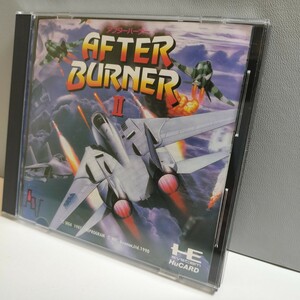 PC Engine PC engine pi-si- engine HuCARD Hu card after burner Ⅱ AFTER BURNER Ⅱ post card attaching NEC