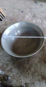 アルミ製 超大鍋 平鍋 直径約80cm 炊き出し イベント　大鍋
