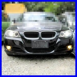 8558 BMW E91 フロントバンパー 黒 475 US20 LCI 320iツーリング 325i バンパーフェイス VR20 VS25 PG20 PH25 VA20 VB30 シリーズ E90 後期