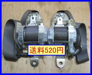 b4355 送料520円!! キューブ BZ11 フロント左右シートベルト 運転席シートベルト 助手席 前席 BNZ11 YZ11 BGZ11 YGZ11 YGNZ11 キュービック