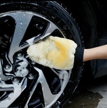 洗車グローブ 2個セット 洗車用品 洗車グッズ 車の洗車 柔らかい洗車グローブ_画像4