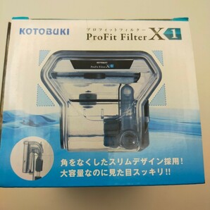 ④新品未開封未使用品 KOTOBUKI プロフィットフィルターX1 外掛け式ろ過器 30〜45cm水槽用 コトブキ 外掛けフィルター 小型の画像2