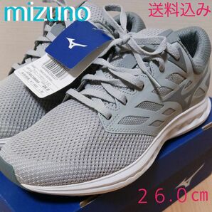 新品 ２６.０ ㎝　mizuno ミズノ ウェーブポラリスEZ スニーカー 運動靴 ランニングシューズ　行楽 旅行 ウォーキング