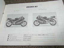 S★ カワサキ　ZXR250 ZXR250R　ZX250-A1 B1 ZX250A　パーツカタログ_画像4