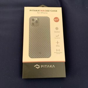 「PITAKA」MagEZ Case iPhone12ProMax 対応 ケース アラミド繊維製 ワイヤレス充電対応 6.7インチ