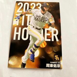 プロ野球チップス 福岡ソフトバンクホークス 周東佑京