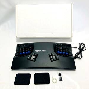 *8157* Kinesis Advantagekinesis Ad Vantage navy blue ta-do keyboard USB KB500USB-blk keyboard 