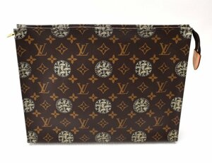 美品 LOUIS VUITTON ルイ・ヴィトン 【クリストファー・ネメス モノグラム ポシェット・ヴォワヤージュ クラッチバッグ M41513】ロープ柄