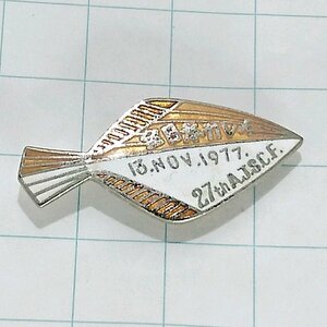 送料無料)全日本カレイ釣選手権大会 魚 釣り ピンバッジ PINS ピンズ A23911