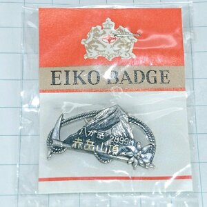 送料無料)未使用 八ヶ岳 赤岳山頂 山登り 旅行 記念 山バッジ ピンバッジ PINS ピンズ A24248