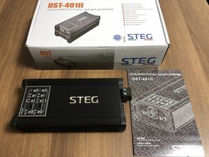 STEG DST401II 4chパワーアンプ ステッグ 正規輸入品 中古 訳あり ジャンク扱いで