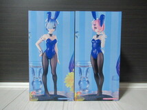 Re：ゼロから始める異世界生活 BiCute Bunnies Figure レム & ラム ブルーver フィギュア 2種セット_画像2