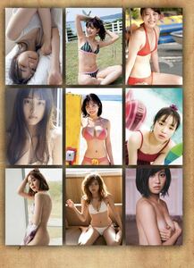 限定【美女】プレミア生写真(9枚)全9種類『有名店も提供できないコレクション』プレイボーイ コンプリート レース アルバム グラビア 