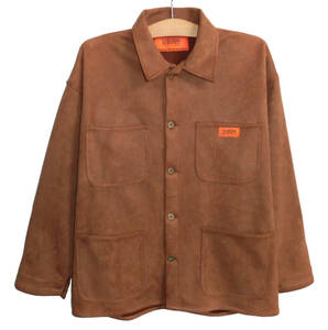 UNIVERSAL OVERALL ユニバーサルオーバーオール 20AW FAUX SUEDE COVERALL フェイクスエード カバーオール M U2031401IN