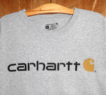 Carhartt カーハート LOOSE FIT 胸ロゴ Tシャツ Mサイズ ヘザーグレー_画像2