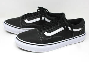 美品 VANS バンズ OLD SKOOL PU 撥水加工 オールドスクール V36CF WR 27.0cm