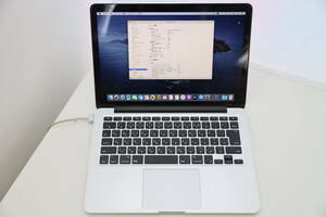 中古MacBook Pro Retina 13インチ Late 2013 MacOS Catalina / Corei5 2.4GHz / メモリ8GB / SSD128GB / ACアダプター付 / Retina