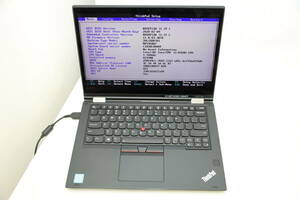 ジャンク 1円スタート ThinkPad Yoga x380 回転タッチパネル Corei5-8350U/メモリ8GB/SSD256GB ACアダプター付