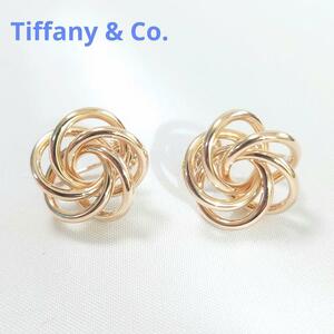 [ новый товар с отделкой ]TIFFANY Tiffany 14KT Vintage серьги 