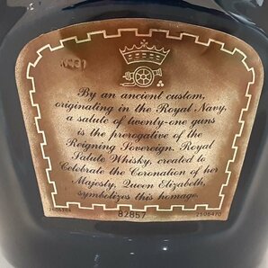 ★【古酒】ロイヤルサルート ROYAL SALUTE 21年 21YEAROLD 青 ブレンデッド スコッチウイスキー 700ml/40度【未開封】｛sk2313｝の画像7