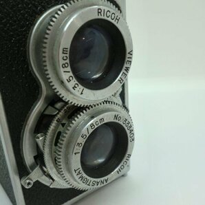 ★リコー RICO RICOFLEX MODEL Ⅶ 二眼レフフィルムカメラ F:3.5/８cm 動作未確認 ジャンク【中古】 dgs3778の画像2