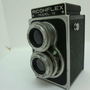 ★リコー RICO RICOFLEX MODEL Ⅶ 二眼レフフィルムカメラ F:3.5/８cm 動作未確認 ジャンク【中古】 dgs3778の画像3