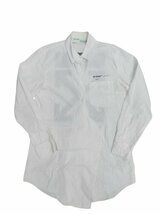 オフホワイト レディース デザインシャツ サイズ40 19SSモデル OWGA054S19744045 ホワイト 白シャツ Off-White 中古品[C124U076]_画像1